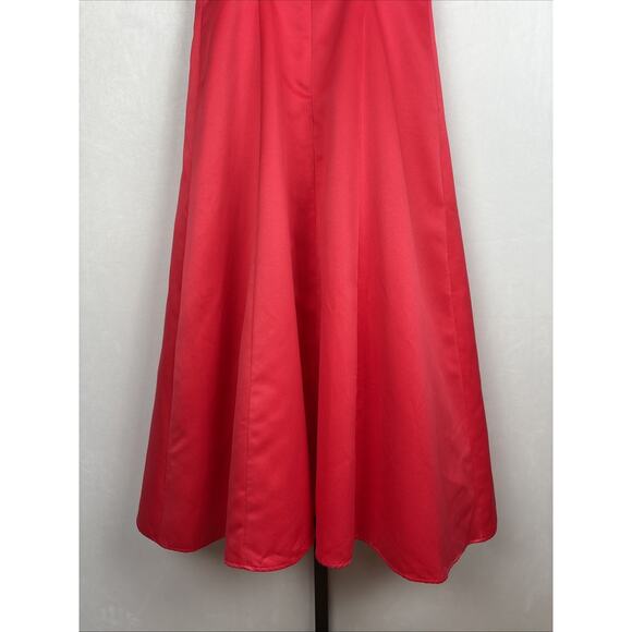 NEW Vintage Betsy & Adam Embroidered Midi Dress Women's 10 Pink Ombre Formal - Picture 6 of 10